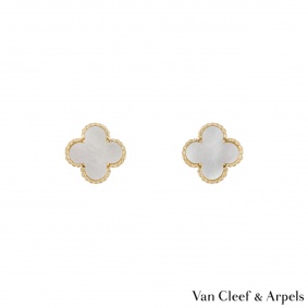 Van Cleef & Arpels Vintage Alhambra Earrings VCARA44100